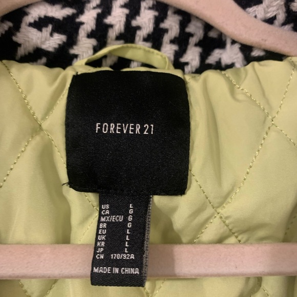 Houndstooth Bomber Jacket L - Picture 6 of 7